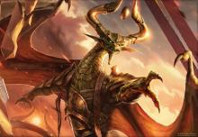 Nicol Bolas an elder dragon and planeswalker