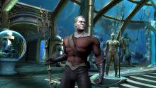 Aquaman posing in Injustice: Gods Among Us