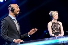 Halorin and Gillyweed at the desk