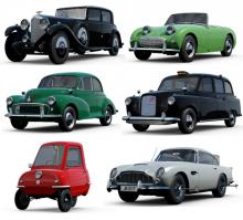Don't forget about Britain's rich automobile history. Check out some antiques.