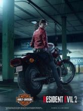 Capcom partnered with Harley Davidson to bring Claire's famous ride to life.