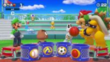 Ball passing game in Super Mario Party