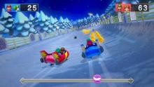 Sled minigame in Super Mario Party