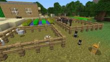 Players can farm, and raise livestock if they wish