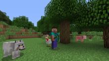 Collecting resources is a large part of Minecraft. 