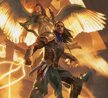 Aurelia the angel and a soldier 