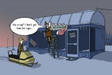 No, sir, I'm with the U.S Department of Puzzle Research!